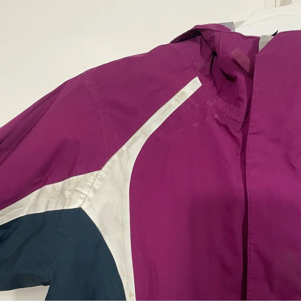 The North Face Purple Hyvent Soft Shell Weather Resistant Jacket